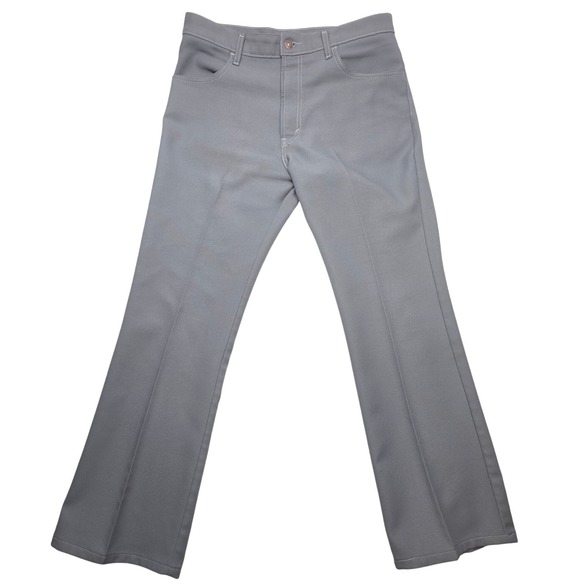 Levi's Other - Levis 517 Sta-Prest Bootcut Trousers Mens W36 L30 Grey Polyester 517-0703